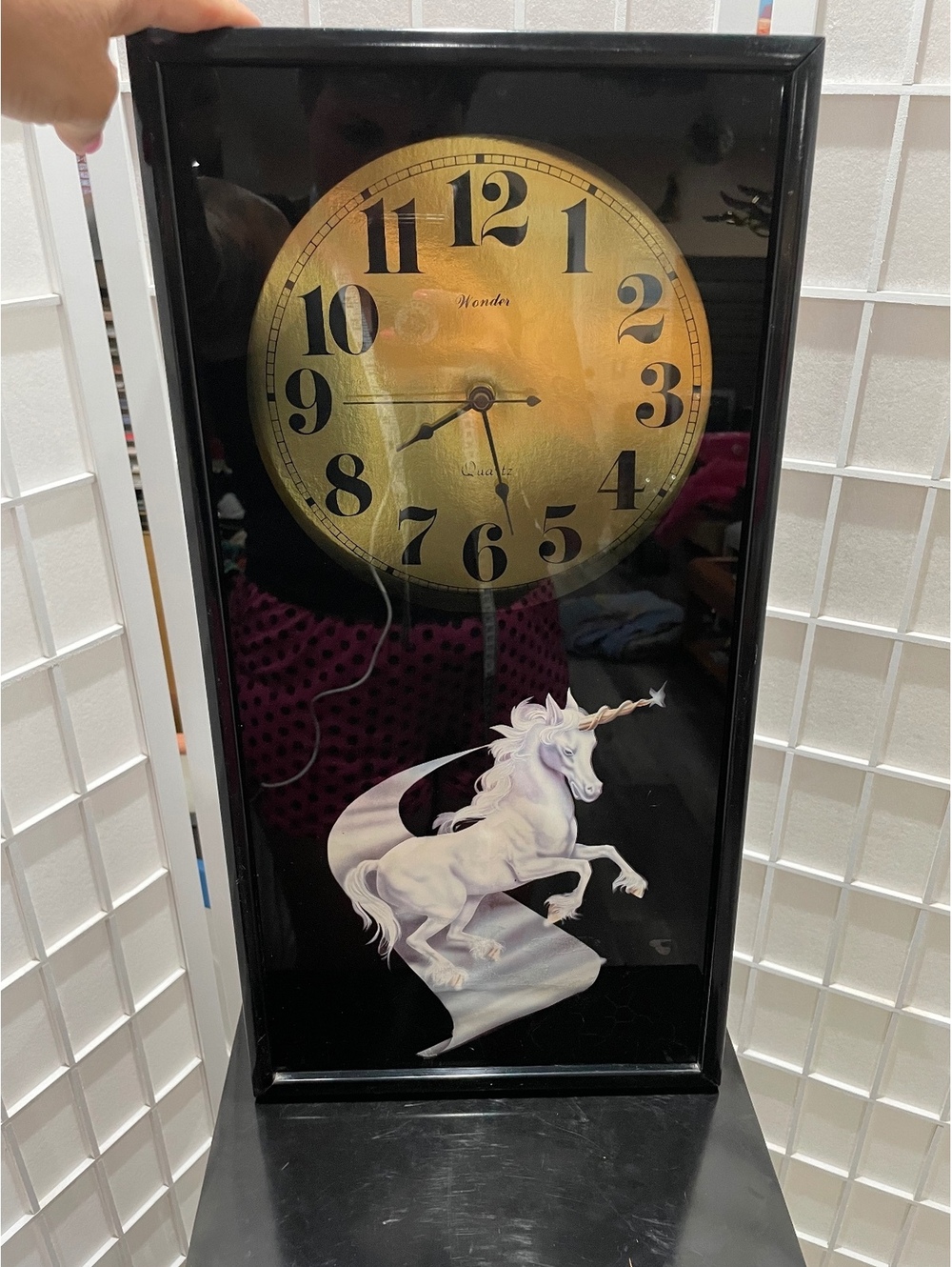 Vintage Wonder Graphics Wall Clock w/ Unicorn